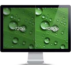screen monitor 720 vs 1080p hd
